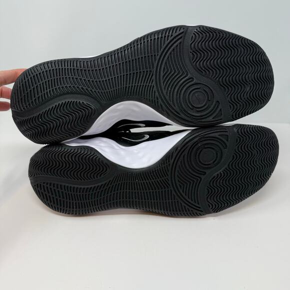 Nike Fly By Mid3 Shoes Men's 15 Black White Lightweight Traction Basketball EUC - Picture 8 of 12